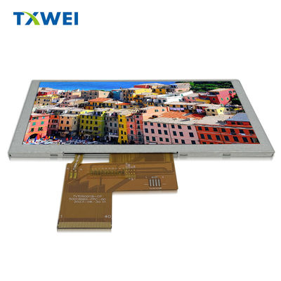 หน้าจอ LCD TFT ขนาด 5 นิ้ว ขนาด 800 x 480
