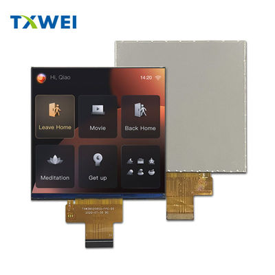 3.95 นิ้ว 480*480 ตาราง TFT Display 400nits โมดูล LCD TFT ความสว่างสูง