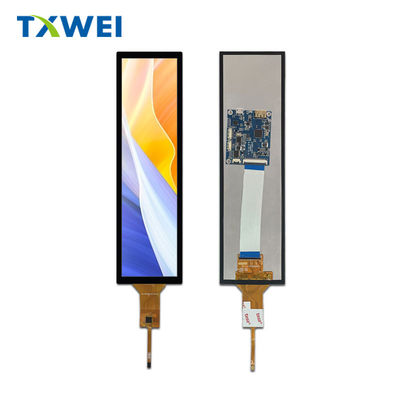 8.8 นิ้ว 480 * 1920 อินเตอร์เฟซ HDMI รางโฆษณาความสว่าง 550cd / m 2 จอแสดงผล