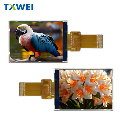 2จอ LCD TFT ขนาด.4 นิ้ว 350cd/m2 ความละเอียด 240 * 320 แผ่นแสดงเครื่องมือสําหรับรถยนต์สองล้อ