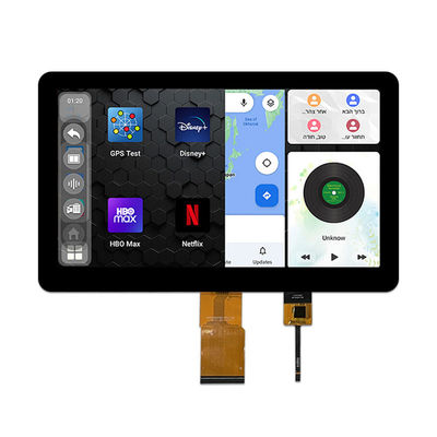 LVDS Interface 10.1 นิ้ว TFT LCD 1024*600 จุด พร้อมจอสัมผัสความจุ