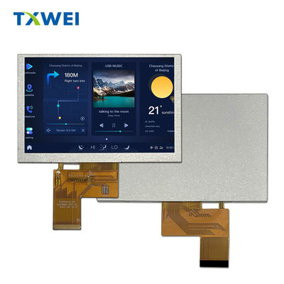 5.0-inch 800 X 480 อุตสาหกรรมแพทย์จอ LCD 350nits RGB TFT จอ