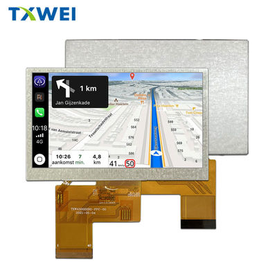 4.3 นิ้ว 800*480 RGB 1200nits หน้าจอจานจานรถไฟฟ้า OEM ODM