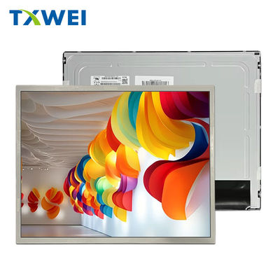 หน้าจอ LCD TFT ขนาด 17 นิ้ว ขนาด 1280 * 1024 นิ้ว ความสว่าง 500 และแผ่นจอจอ LVDS