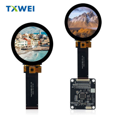 2.1-inch 480 * 480 วงกลม TFT LCD Display HDMI ไดรเวอร์บอร์ดด้วย USART Interface Serial Port