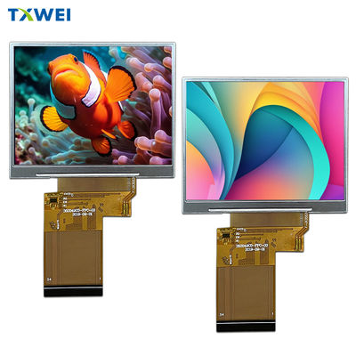3.5 นิ้ว 640x480 RGB อินเตอร์เฟซ TFT Display แผ่นจอเกมคอนโซล