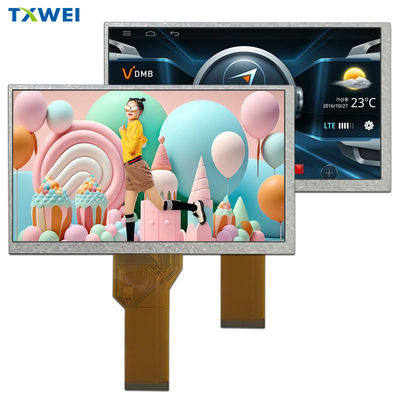 7 นิ้ว IPS TFT LCD 800*480 พิกเซล 262K จอสีเต็ม RGB 24 บิต อินเตอร์เฟซ