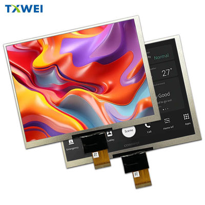 จอ LCD IPS ขนาด 8 นิ้ว 40Pin LVDS 1024 * 768 จอแพทย์ควบคุมอุตสาหกรรมรถ