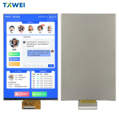 800 * 1280 LVDS IPS Industrial Control LCD Screen จอรองขนาด 8 นิ้ว พร้อมฟังก์ชันสัมผัส