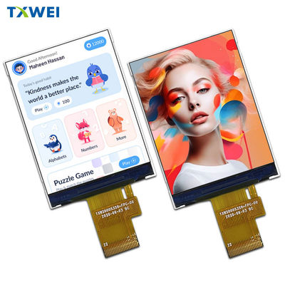 2 นิ้ว 240 * 320 Dash Cam Display Panel 400nits MCU หน้าจอขนาดเล็ก