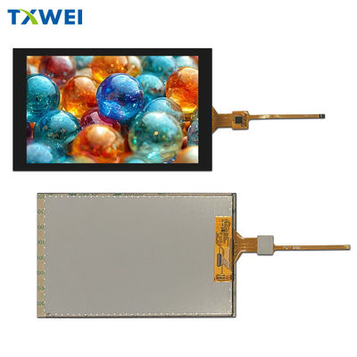 หน้าจอ LCD TFT ขนาด 7 นิ้ว 800*1280 ความสว่าง 350cd/m2 แผนจอควบคุมการเข้าถึงความปลอดภัย