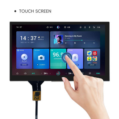 อินเตอร์เฟส LVDS 7 นิ้ว TFT LCD Touch Screen 1024x600 IPS มุมชมเต็มด้วย CTP