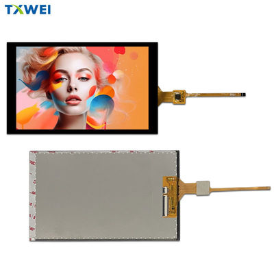 7 นิ้ว 800 * 1280 LVDS TFT LCD ด้วย CTP, PCAP Touch Screen 7 นิ้ว IPS