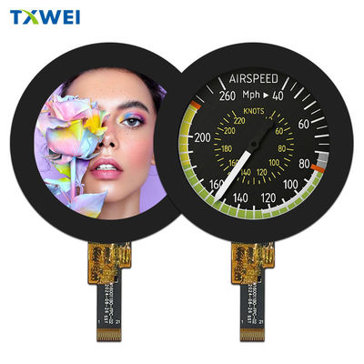 1.6 นิ้ว 400 X 400 RGB Display อินเตอร์เฟซ ครอบ Tft Screen LCD Module Display
