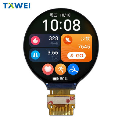 หน้าจอสัมผัสที่กําหนดเองสําหรับ 1.3-inch 240 * 240 วงกลม smart wearable display