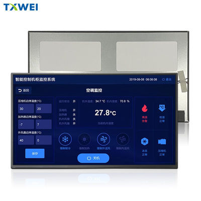 TXW185001B0 18.5 นิ้ว พื้นที่ทัศน์ IPS TFT LCD Panel 1920*1080 อินเตอร์เฟซ LVDS ด้วยกระแสไฟหลัง 240mA