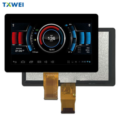 HX8282A11 TFT LCD Module LVDS อินเตอร์เฟซ 7 นิ้ว LCD Display 1024*600
