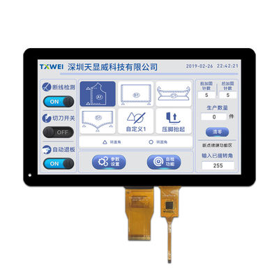10.1 นิ้ว TFT LCD โมดูล 1024 * 600 RGB อินเตอร์เฟซ มุมมองทั้งหมด Ips หน้าจอสัมผัส