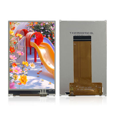 3.5 นิ้ว 320*480 ILI9488 อินเตอร์เฟซ RGB 3.5 นิ้ว 350nitsTFT จอ LCD ด้วยความต้านทาน