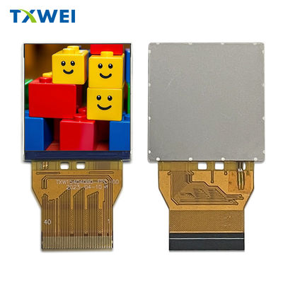 1.54 นิ้ว 320*320 ตารางโทรทรรศน์ ดูจอจอจอ LCD พร้อมกระแสไฟหลัง 60mA และ RGB 18 BIT Interface