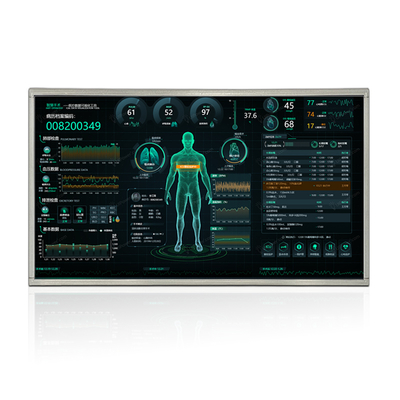 โมดูลจอแสดงผล LCD ความสว่างสูง 32 นิ้ว 1920x1080 สำหรับภายนอกอาคาร รองรับอุณหภูมิกว้าง อินเทอร์เฟซ LVDS