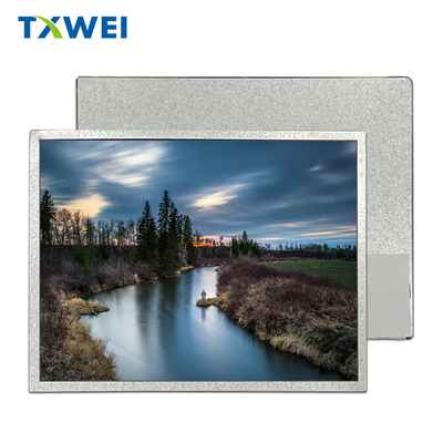 สีสูง ระดับความสว่างสูง จอ LCD สามารถสัมผัสได้ 10.4 นิ้ว 1024*768 LVDS อุณหภูมิขนาดกว้าง